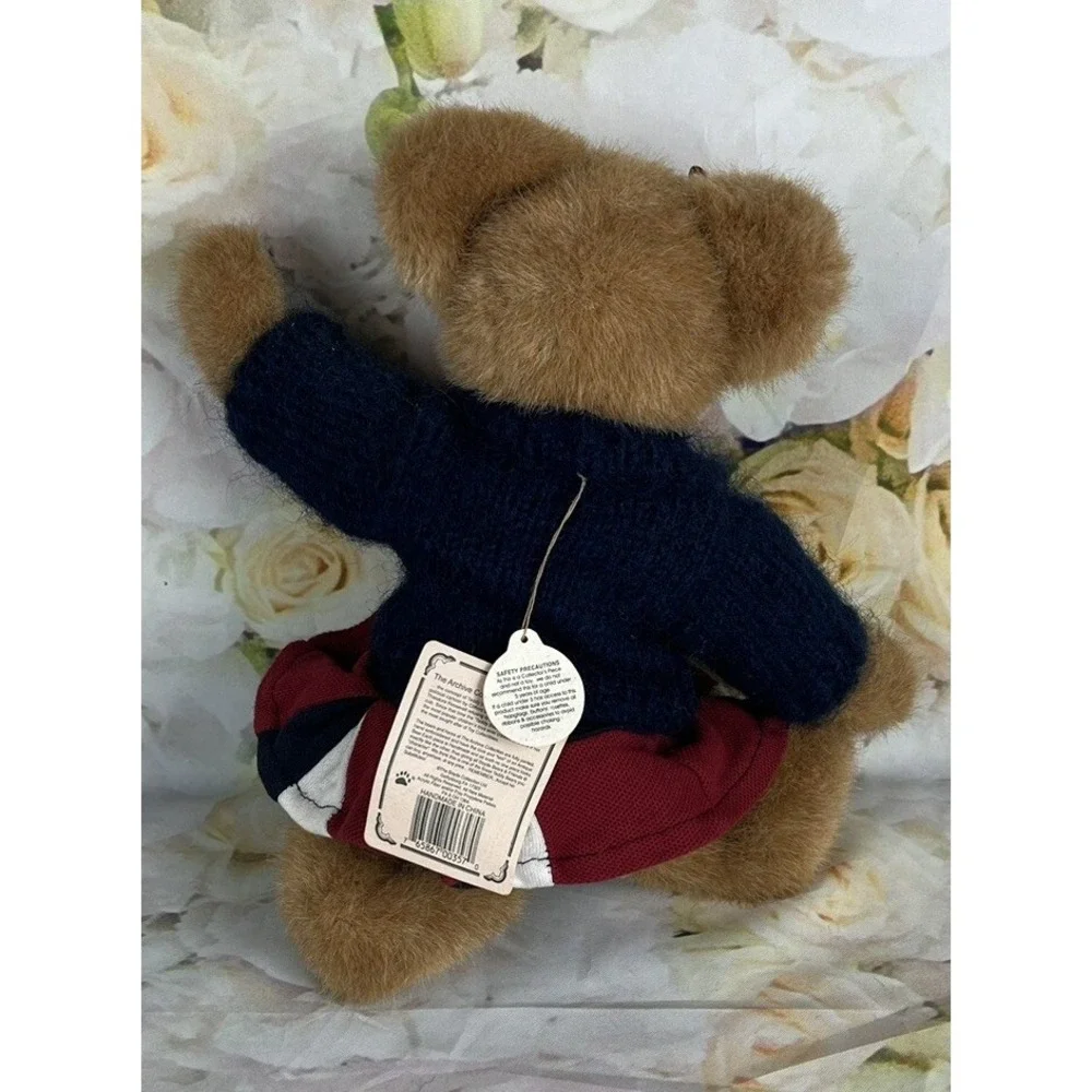 Boyd's Bear CHEERLEADER Tami P Rally Plush Bear Tags Red White Blue Letter B